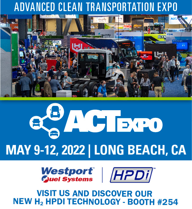 Westport Fuel Systems ACT Expo Long Beach May 2022