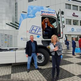 H2 waterstof truck Micky Adriaansens