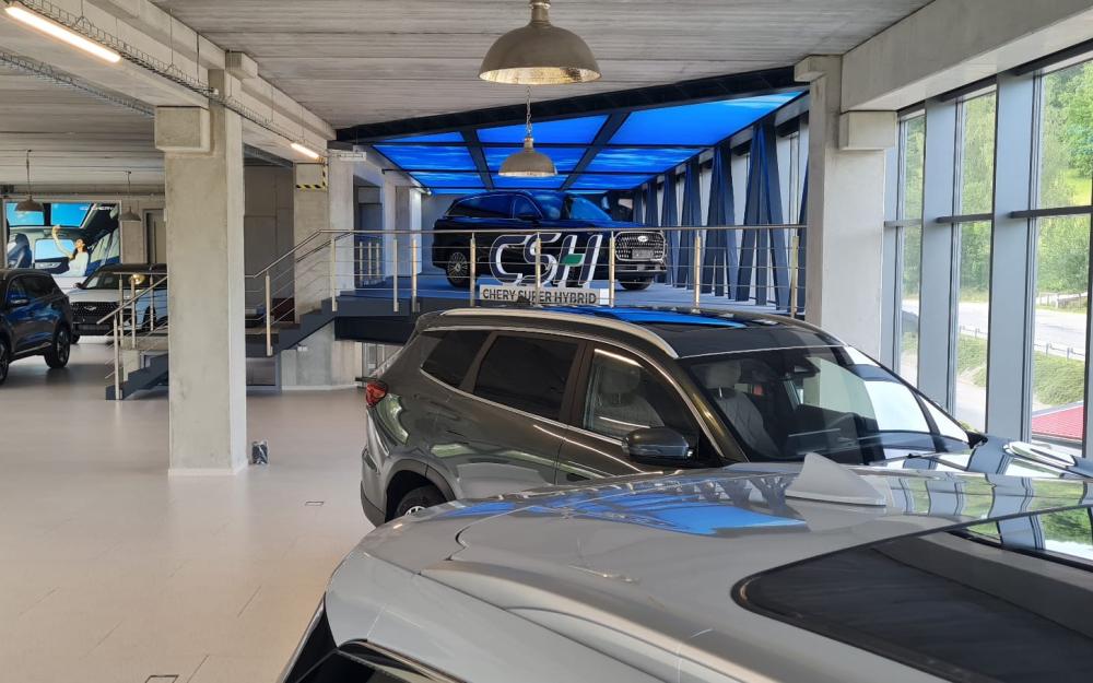 Autoklinika showroom